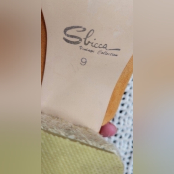 Sbicca Vintage Collection Suede Mule Sandal Jute Heel Size 9 - Picture 5 of 6